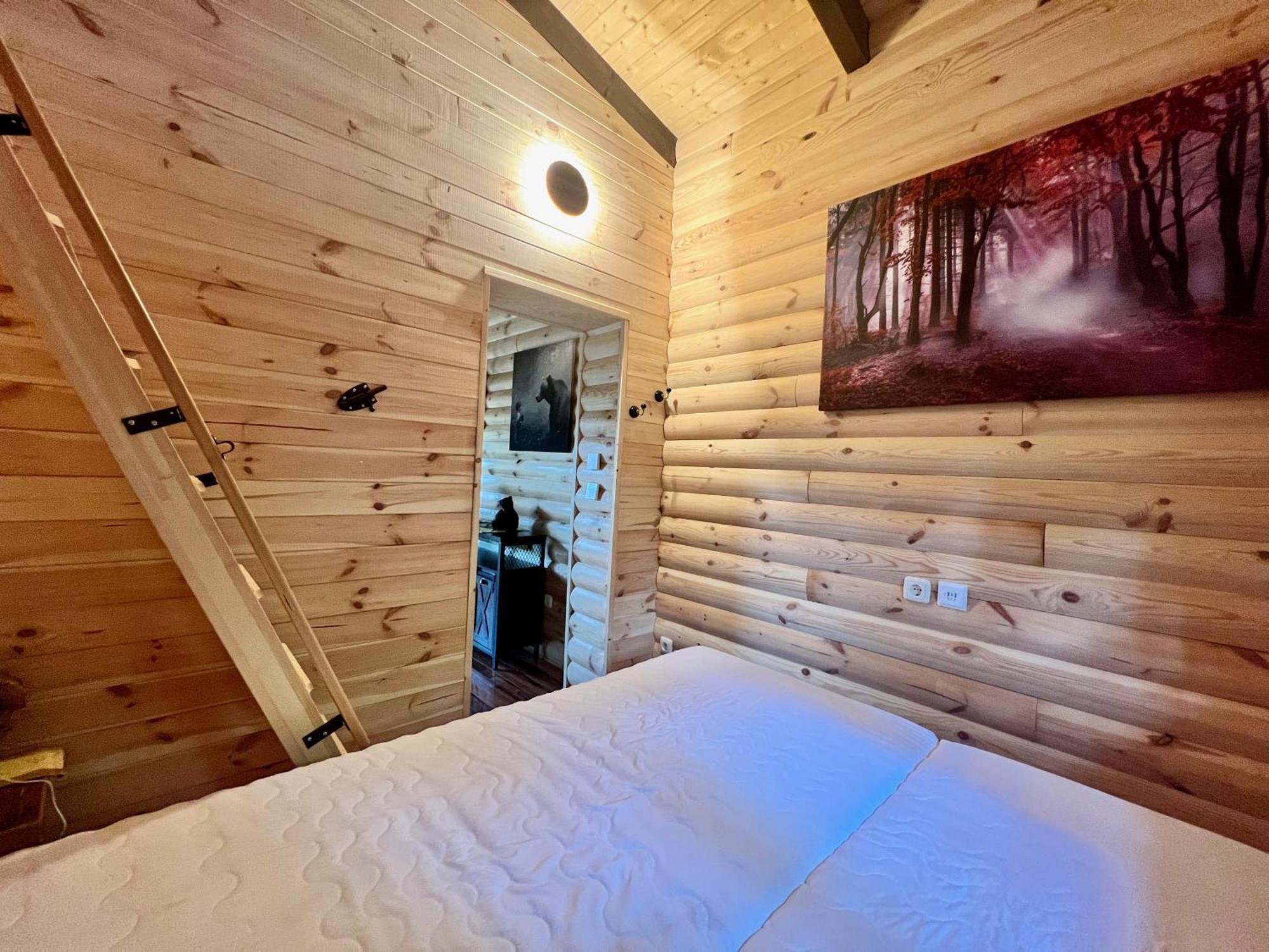 Holzhaus Baerenhoehle Am Wald Und See Neuruppin Exteriör bild