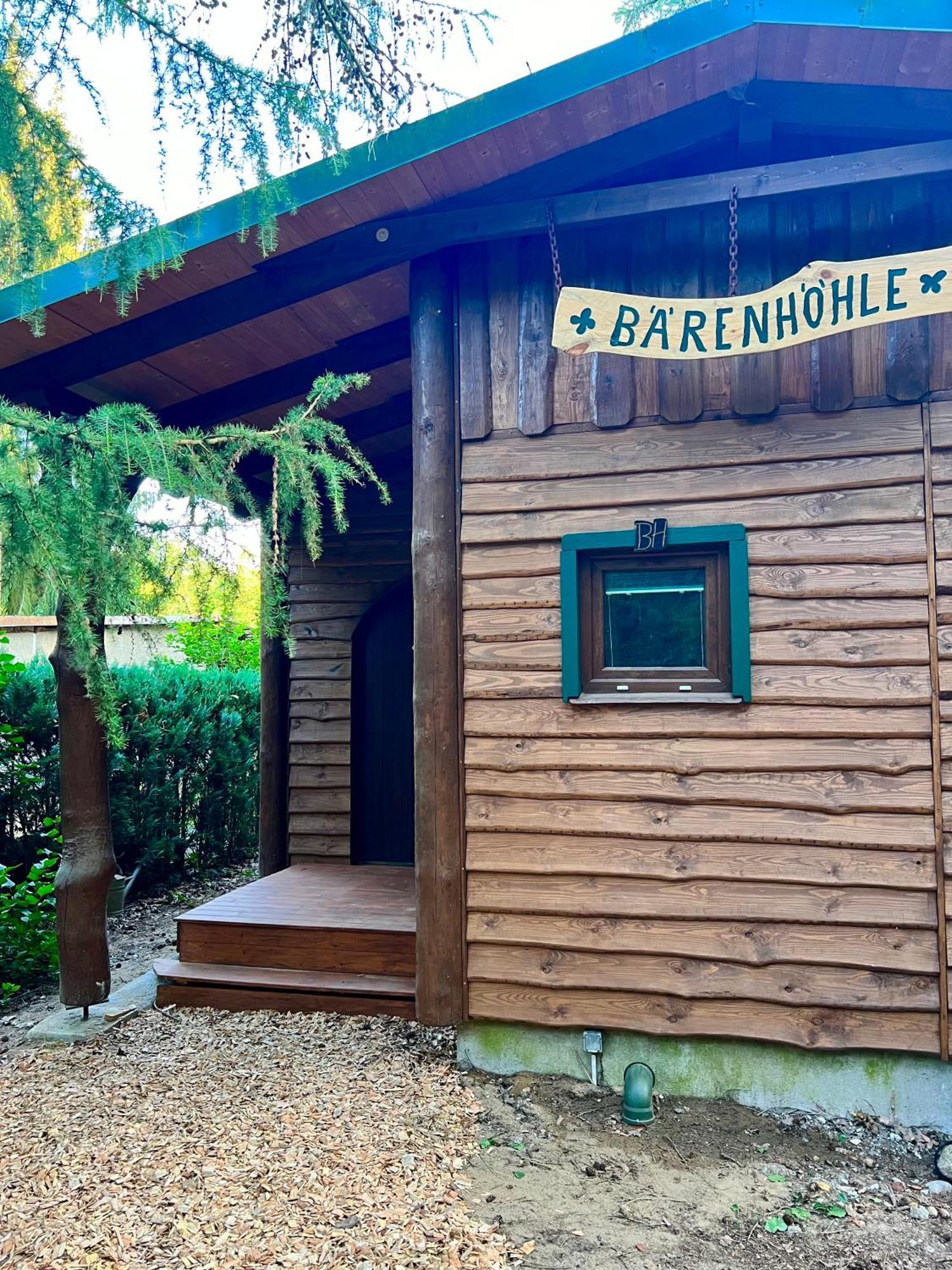 Holzhaus Baerenhoehle Am Wald Und See Neuruppin Exteriör bild