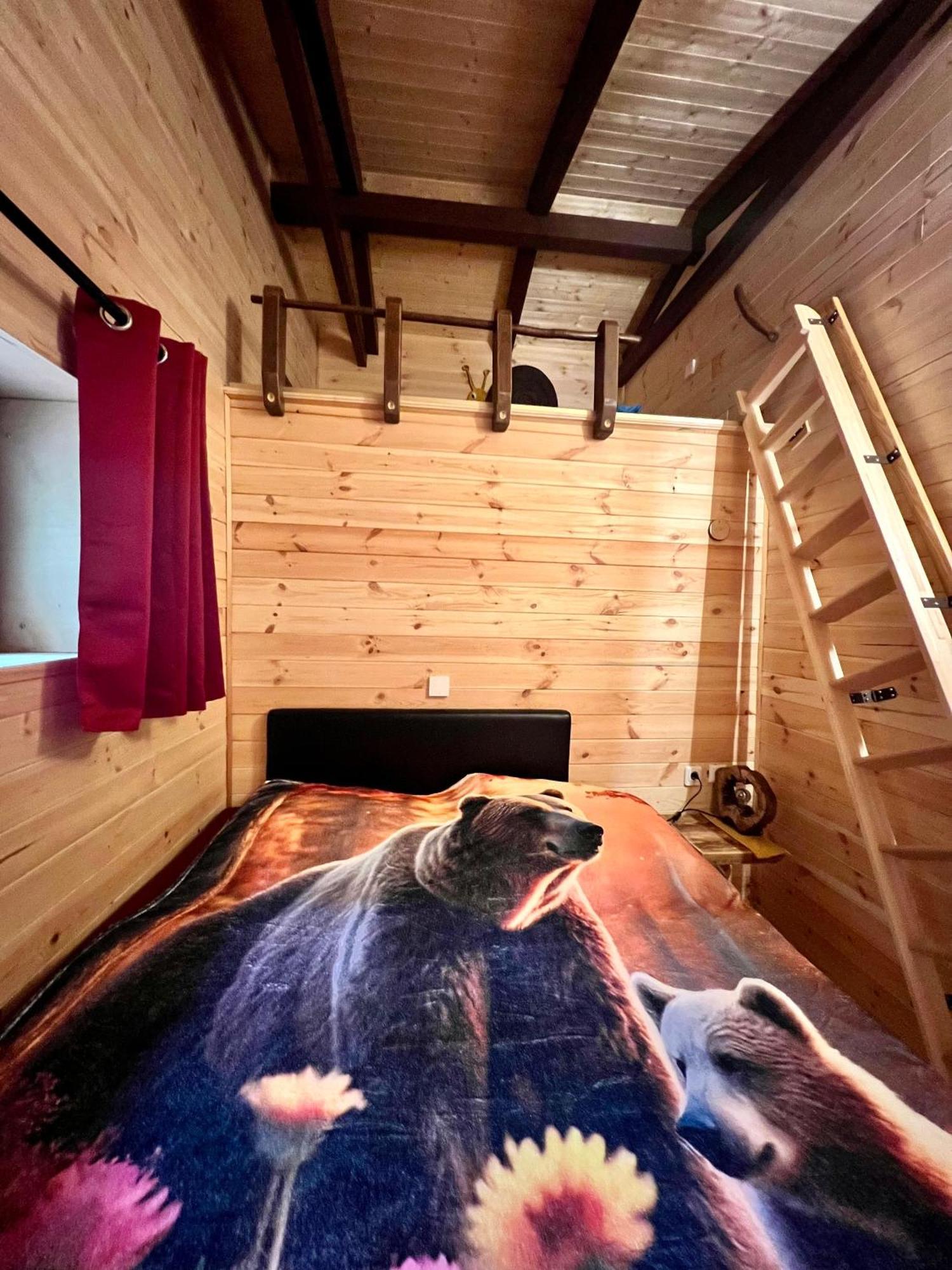 Holzhaus Baerenhoehle Am Wald Und See Neuruppin Exteriör bild